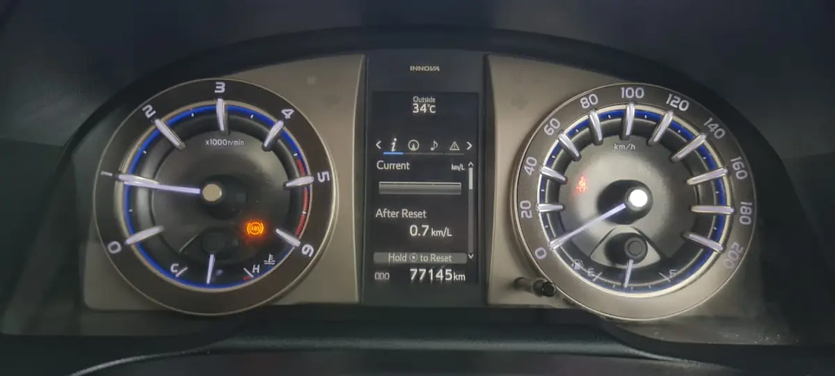 2019 TOYOTA INNOVA CRYSTA V